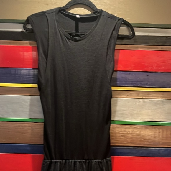 Anthropologie Drifter Women’s long, black sleeveless maxi dress- stretch S small - Picture 4 of 9